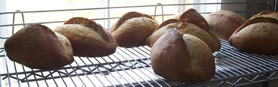 Good Companion Loaves ready for the Middlebury Farmers Market