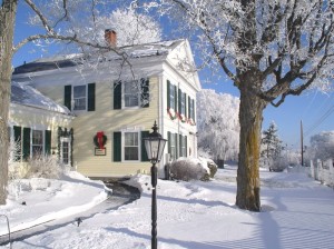 Strong House Inn, winter